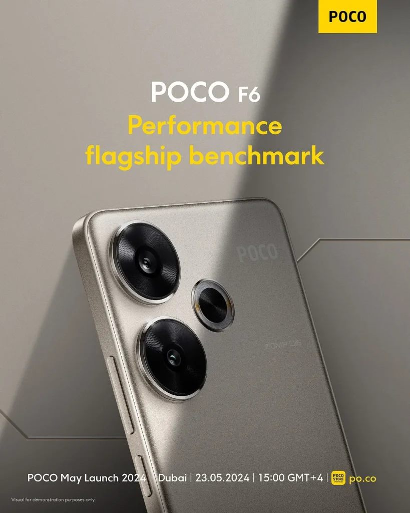 سعر ومواصفات هاتف Poco F6